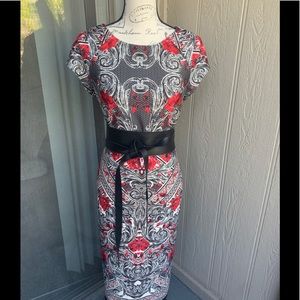 Scuba sheath midi dress (new without tags)